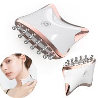 ZZOOI EMS Microcurrent Guasha LED Light Face Neck Body Lifting Anti-Wrinkle Beauty Head Relaxation Massager Skin Rejuvenation Device