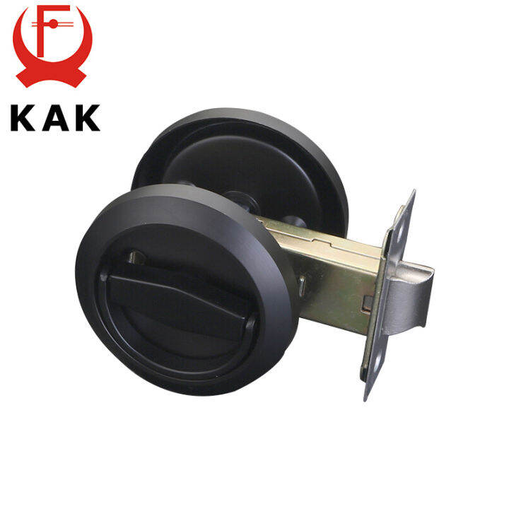 KAK Hidden Door Locks Stainless Steel Handle Recessed Invisible
