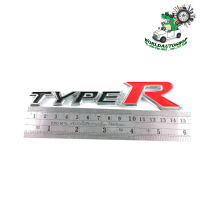 LOGO TYPE R โลโก้ TYPE R งานโลหะ ตัวแพง 1 ชิ้น ดำ แดง รุ่นทั่วไป 2-4ประตู มีบริการเก็บเงินปลายทาง