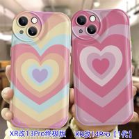 เคสโทรศัพท์มือถือ Apple XR ดัดแปลง 13Pro สุดยอด XR ดัดแปลง 14Pro ดัดแปลงเครื่องเบาะลมพิเศษป้องกันการหล่นเคสนิ่มรวมทุกอย่าง