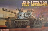 Dragon 1/35  No6047 โมเดลรถถังจู่โจม JSU122S/152