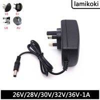 1A Charger Adaptor ไฟฟ้าอังกฤษ220V เป็น DC 26V 28V 30V 32V 36V 1000Ma สามปลั๊กมาตรฐานอังกฤษ