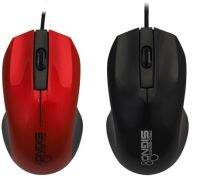 Mouse SIGNO Wired BESICO USB MO540-RD 1000DPI BK/RD รับประกัน 1 ปี ราคาถูก