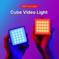 VL49 RGB PRO แฟลชวิดีโอ LED 2500K-9000K ไฟกล้องพร้อมดิฟฟิวเซอร์รังผึ้งสำหรับถ่ายภาพ