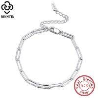 【hot】✷✉  Rinntin 925 Sterling Italian 3.5mm Paperclip Hammered Chain Punk Jewelry SB120