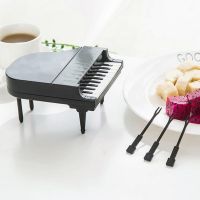 Fruit Forks 9Pcs Piano Home Snack Cake Dessert Toothpicks Cutlery Tableware garfo fruta