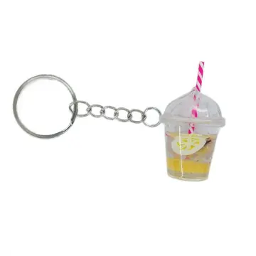 FIHEROE. Boba Milk Tea Bag Charm Pendants