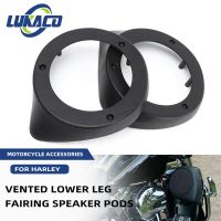 6.5 Speaker Boxes Pod Vented Lower Leg Fairings For Harley Touring Road King Electra Street Glide FLTR FLHX FLHT 1996-2022