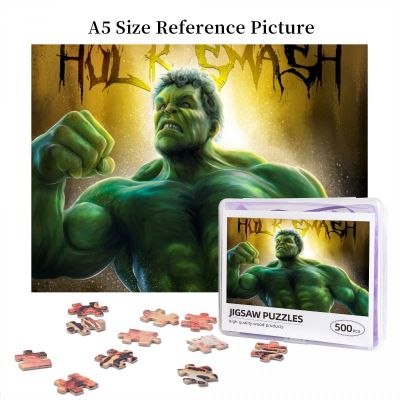 Hulk (5) Wooden Jigsaw Puzzle 500 Pieces Educational Toy Painting Art Decor Decompression toys 500pcs