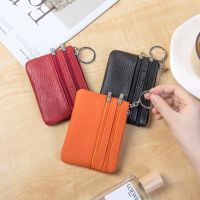 Fashionable All-Match Three-Layer Card Holder New Style Ladies Clutch Bag Bank Card Holder Change Storage Bag Large Capacity Casual Travel Coin Bag 【AUG】