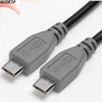 GUIRJP ตัวแปลง ตะกั่ว 5 พิน ไมโคร USB เป็นไมโคร USB ชายไปชาย OTG สายดาต้า