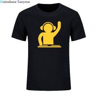 Man T Shirts DJ Turntable Music Techno Club Headphone Cotton Tops Short Sleeve T-shirt For Men Tee Shirts Clothes XS-4XL-5XL-6XL