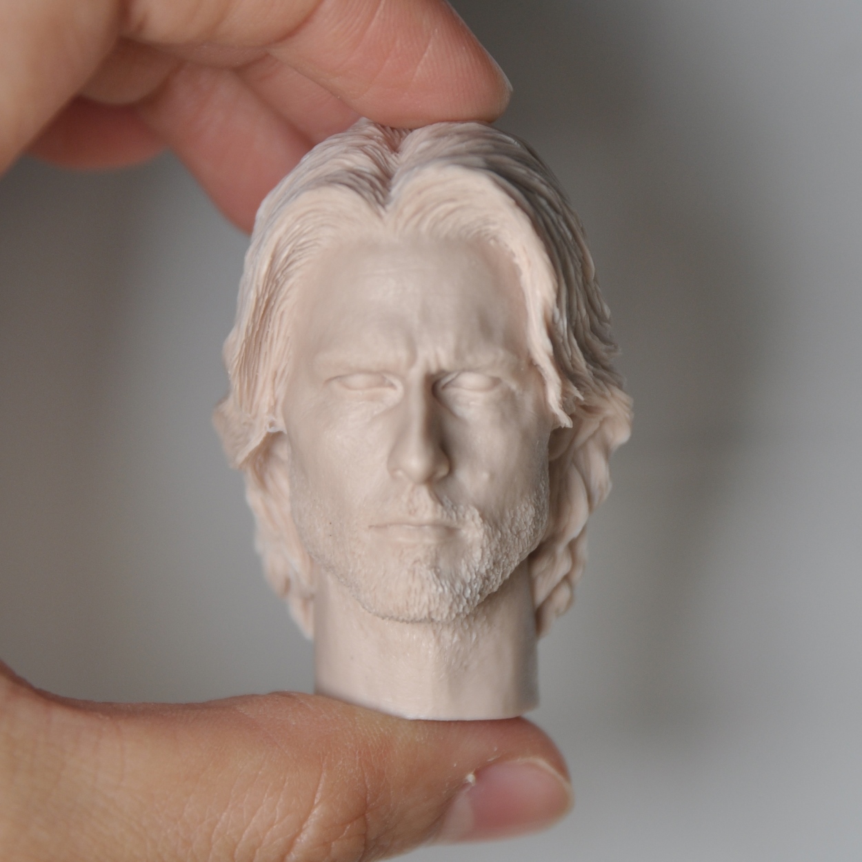 1/6 Scale Blank Head Sculpt Tom Cruis Edge Of Tomorrow Unpainted Fit 12" body 