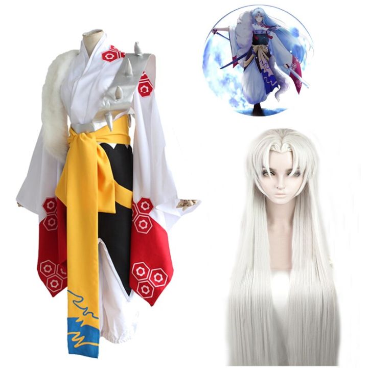 japan-anime-inuyasha-sesshomaru-cosplay-costume-mask-kimono-wig-hair-style-costumes-silver-wigs-halloween-party