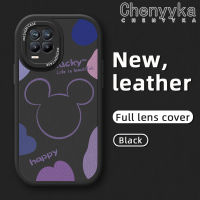 เคส Chenyyka สำหรับ Realme 8 Realme 8 Pro เคสมิกกี้น่ารักมีสไตล์ดีไซน์ใหม่ซิลิโคนนิ่มเคสใส่โทรศัพท์หนังเคสมือถือกันกระแทกป้องกันการตกพร้อมเคสป้องกันกล้องเลนส์คลุมทั้งหมด