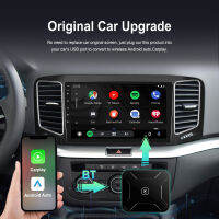 Podfo Wireless CarPlay Ai CarPlay dongle Android Auto BLUETOOTH ADAPTER 4in1 4 64G WIFI 5G AirPlay สำหรับ Audi maz Toyota