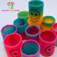 circle Educational toys toys for kids kids toys stretch face Smiley 1pcs coil Rainbow Elastic