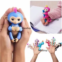 โมเดล fingerlings monkey ลิงเกาะนิ้ว ฟิงเกอร์ริง ใส่ถ่าน ส่ายหัว นอน มีเสียงร้อง คละสี