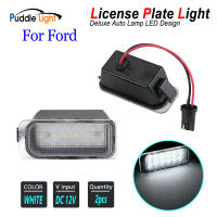 20212Pcs Car LED License Number Plate Light Lamps For Ford Ecosport Galaxy Focus Mk2 WA6 Mk3 Explorer Escape Transit Mondeo MK4