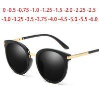 Round Retro Women Polarized Prescription Sunglasses Men Driving Mirror Gafas Fashion Myopia Eye Glasses -0.5 -1.0 -2.0 To -5.0