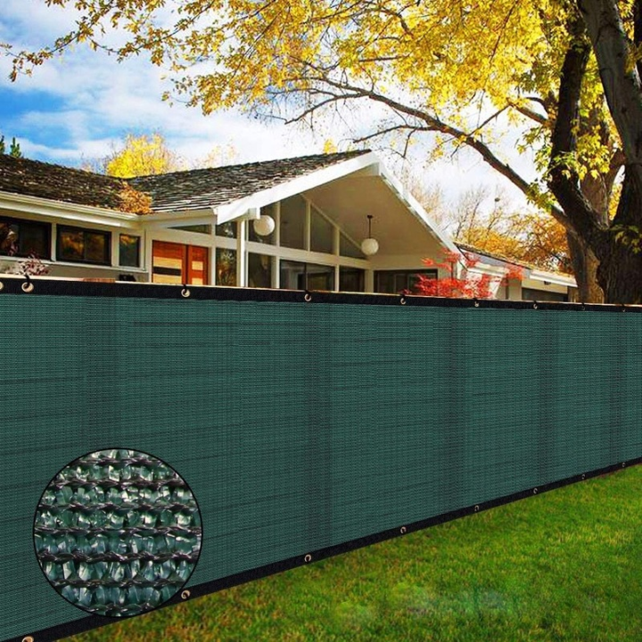 Dark Green Sun Shade Net Privacy Screen Fence Garden Swimming Pool ...