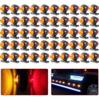 【LZ】۩  LED Side Marker Light Turn Signal Light Stop Warning Lâmpada reversa para carro Caminhão pesado Semi-reboque Trator Ônibus Captador 30 Pcs 50Pcs