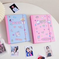 A5 Cartoon Binder Cover Photo Album Korean idol Photocard Album 6 Holes Loose Leaf Lomo Card Album Cards Organizer Notebook Cover Stickers Photocard Collection Book