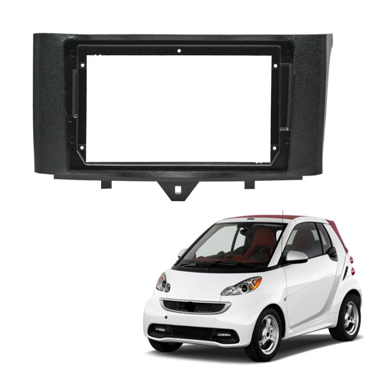 2-din-รถวิทยุ-fascia-สำหรับ-benz-smart-fortwo-2011-2015-dvd-stereo-กรอบแผ่นอะแดปเตอร์ติดตั้ง-dash-ติดตั้ง-bezel