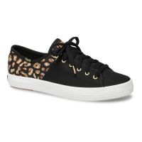 Keds รุ่น Kickstart 50/50 Canvas รองเท้าผ้าใบ ผู้หญิง สี BLACK/TAN - WF63876