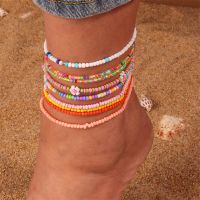 【CW】㍿♦☒  Colorful Beads Anklets for Beach Ankle Foot Leg Chain Female Jewelry Accessories