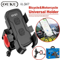 OUKU OK09 ที่ยึดมือถือสำหรับจักรยาน มอเตอร์ไซต์ แท่นยึดมอไซต์ ที่จับโทรศัพท์ ที่ยึดมือถือ ที่ยึดโทรศัพท์ ที่วางมือถือ สินค้าของแท้มีประกัน