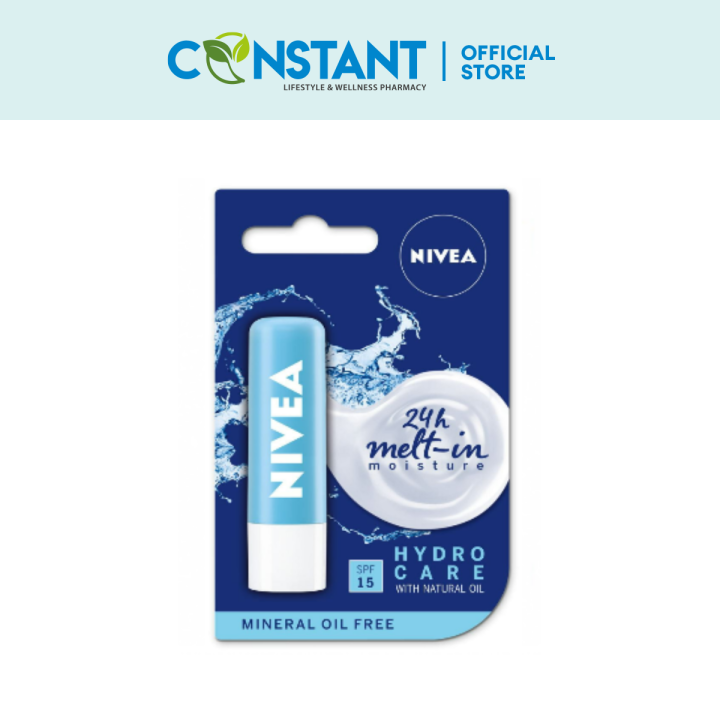 Nivea Hydro Care SPF15 Lip Balm 4.8g Lazada
