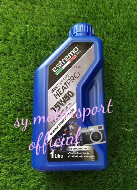 Estremo Italy 4T Heatpro 15W50 Double Ester Fortified 1Litter 4Stroke