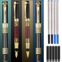 High Quality Full Metal Roller Ballpoint Pen Office Executive Business Men Gift Writing Pen Buy 2 Send Gift Pens