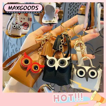 Owl Keychain Cartoon Bluetooth Headset Storage Bag Multi-color