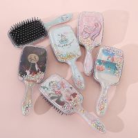 Cartoon Rainbow Print Comb Air Bag Massage Anti-static Styling Tool For Detangler Brush Anti-knotted Reduce Hairloss Hair Brush