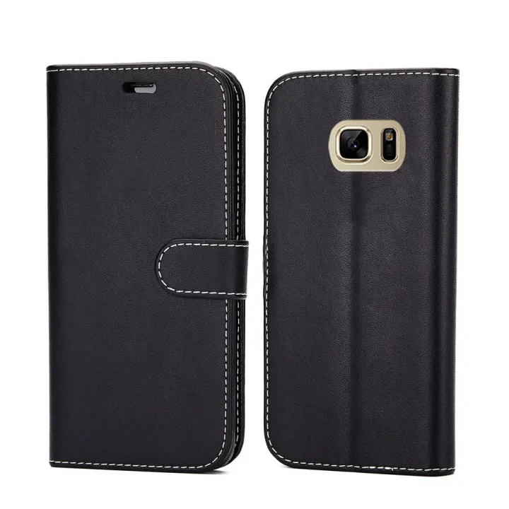 เคสใส่โทรศัพท์สำหรับ-samsung-galaxy-note-fe-พัดลม-edition-พลิกสไตล์สีทึบคลาสสิกโทรศัพท์ซองใส่บัตรหมายเหตุ7