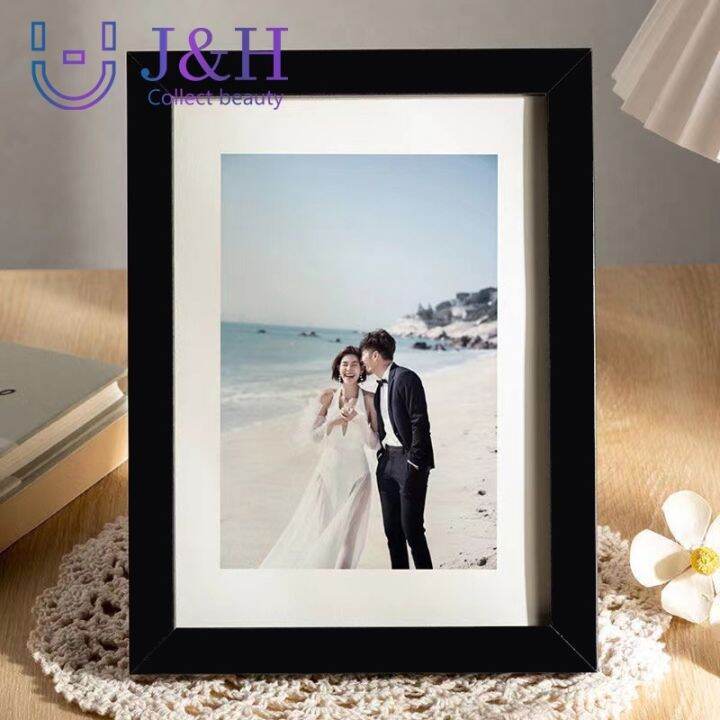 Ke . Jiban195479 Photo Frame 3r 4r 5r 6r 8r A4 A3 Size Black White 