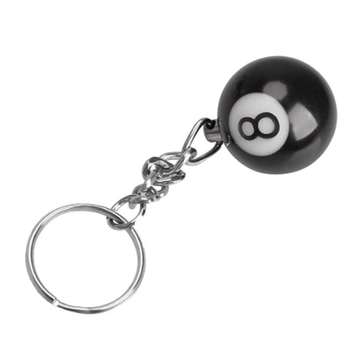 16-pcs-billiard-pool-keychain-snooker-table-ball-key-ring-gift-lucky-no-8-keychain-25mm