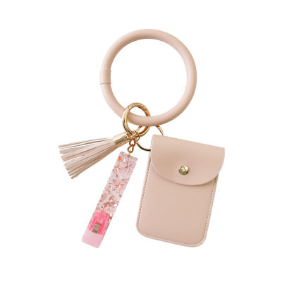 Girl Nails Puller And Keychain With Wristlet Bracelet Ring Long Grabber Card