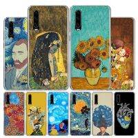 【อิเล็กทรอนิคส์ Nana Ko Kustav Klimt Van Gogh เคสโทรศัพท์ดวงดาวสำหรับ Huawei P30 Lite P40 P20โปร P10 P50เมท40 30 20 10ศิลปะปรับแต่งได้