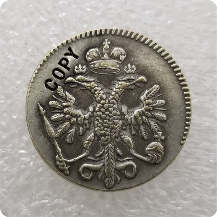 เหรียญเหรียญที่ระลึกเลียนแบบเหรียญ5-kopeks-1714เหรียญสะสมเหรียญ
