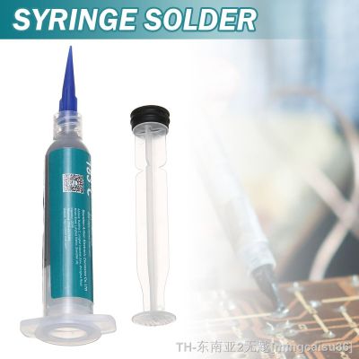 hk卐◄☏  Tin Solder Paste Leaded Smd Flux Sn63/Pb37 Syringe Melting 183 Degrees PCB Board Repair 30g