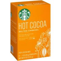 Starbucks Hot Cocoa Mix Salted Caramel (USA Imported) สตาร์บัคส์ ซอลที้ คาราเมล โกโก้ ผงปรุงสำเร็จ 28g. x 8sachets