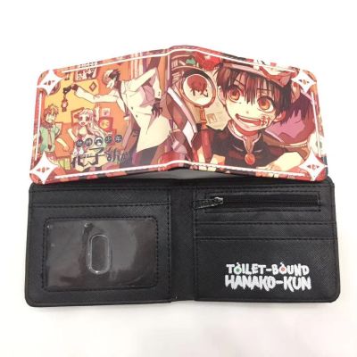 Anime Toilet-Bound Hanako kun Yugi Amane Wallet Men Fashion Short Wallet Student PU Coin Purse Cosplay Gift