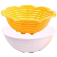 2X Plastic Fermentation Basket Bread Proofing Basket Kitchen Sourdough Basket