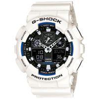 นาฬิกาข้อมือผู้ชายคาซิโอG-Shock สายเรซิ่น รุ่น GA-100B-7A(White)สินค้ารับประกันพร้อมกล่อง