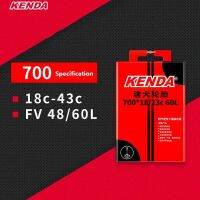 2ชิ้น700C ยางในจักรยานของ Kenda กล้อง43C 32C 25C 23C วาล์ว Presta ท่อจักรยานเสือภูเขาด้านในยาง Chambre Air