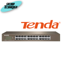สวิตช์ Tenda 24-Port Gigabit Ethernet Switch (TEG1024D V7) ประกันศูนย์ เช็คสินค้าก่อนสั่งซื้อ