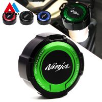 ✓ สำหรับคาวาซากินินจา250 300 400 650 NINJA300 NINJA250 NINJA400 NINJA650ฝาปิดถังน้ำมันเบรคท้ายจักรยานยนต์2013-2021